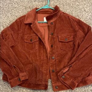 Old Navy Rust Corduroy Jacket